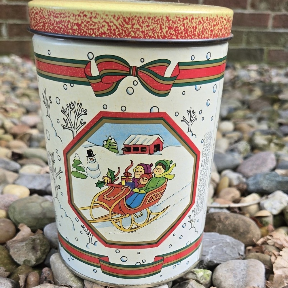 Vintage Hershey's‎ Miniatures Holiday Classics Canister #4 Christmas 1992